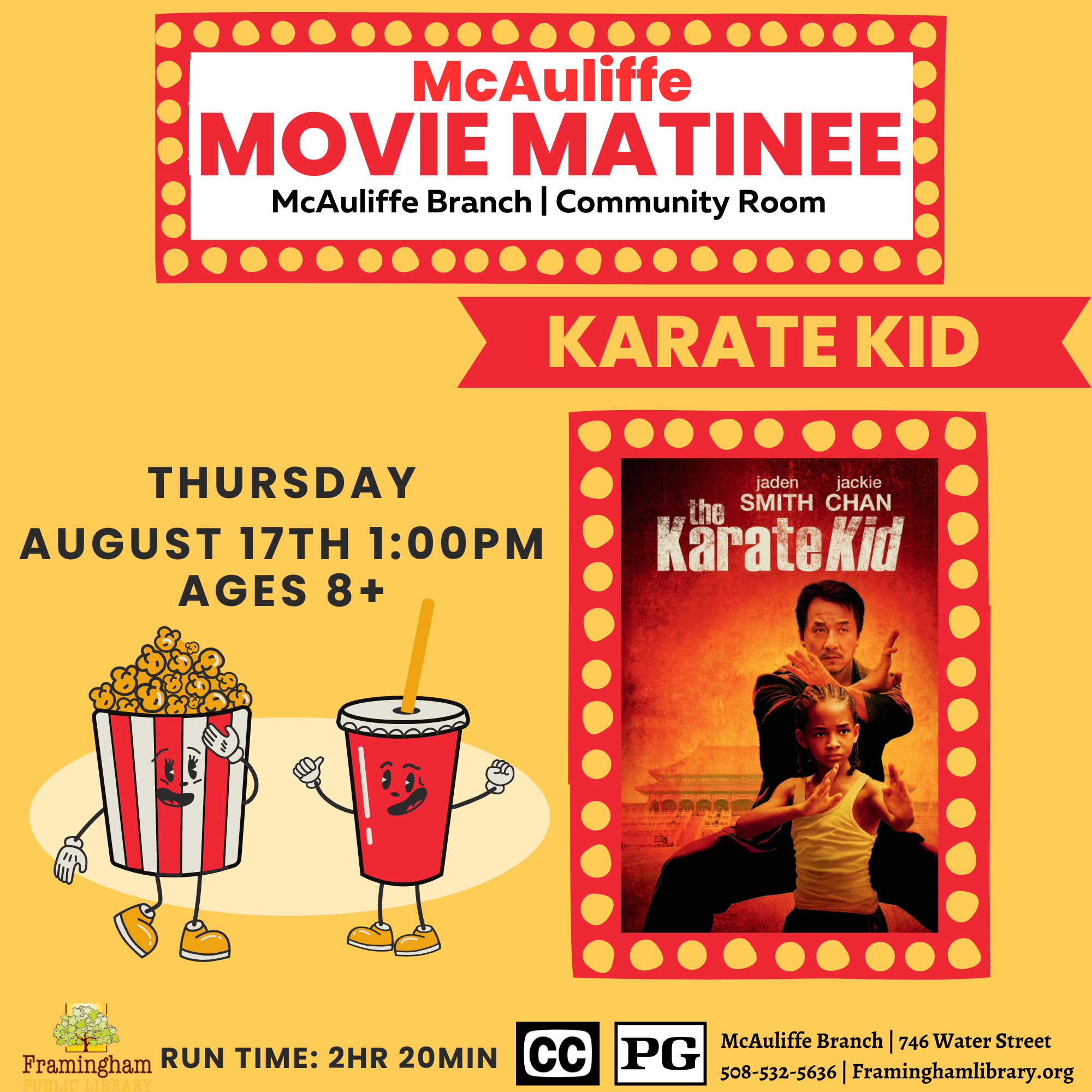 McAuliffe Movie Matinee - Karate Kid thumbnail Photo