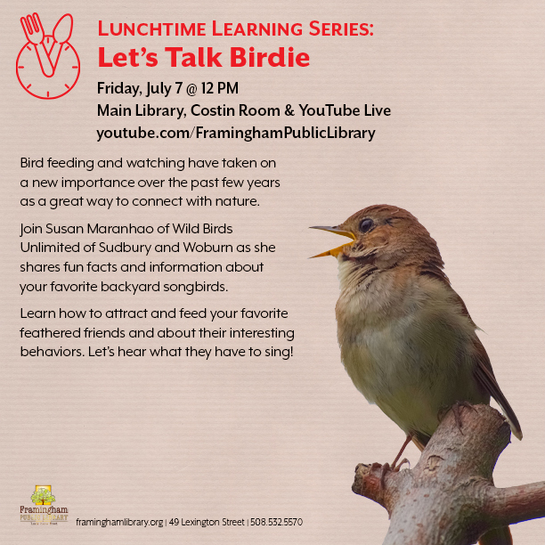 Lunchtime Learning Series: Let’s Talk Birdie thumbnail Photo
