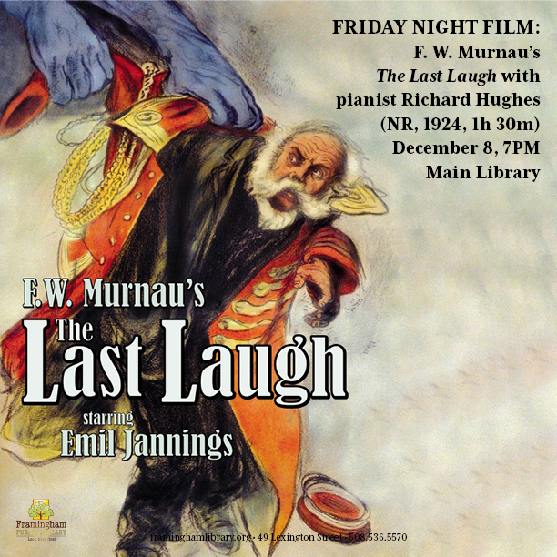 FRIDAY NIGHT FILM: F. W. Murnau’s The Last Laugh with pianist Richard Hughes (NR, 1924, 1h 30m) thumbnail Photo
