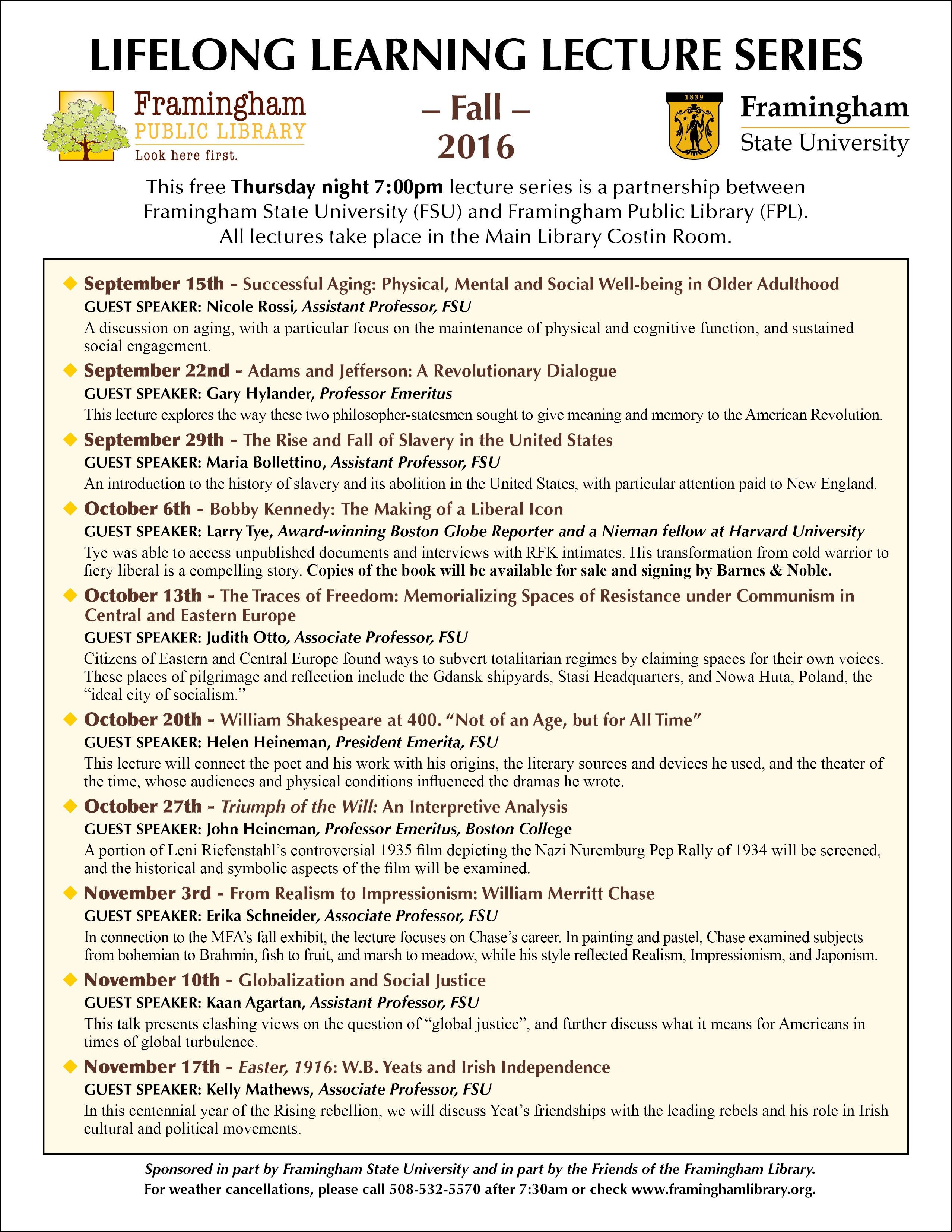 Framingham State Calendar 2021 2022 Printable March