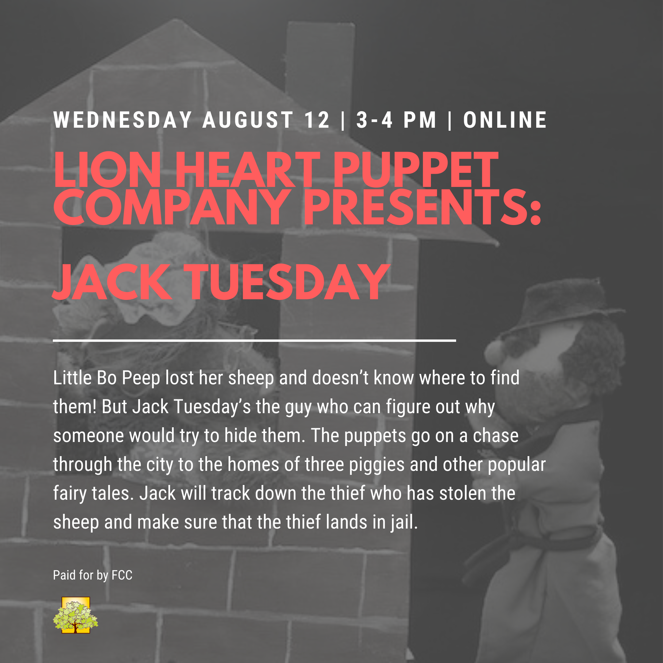 Lion Heart Puppet Company presents: Jack Tuesday thumbnail Photo