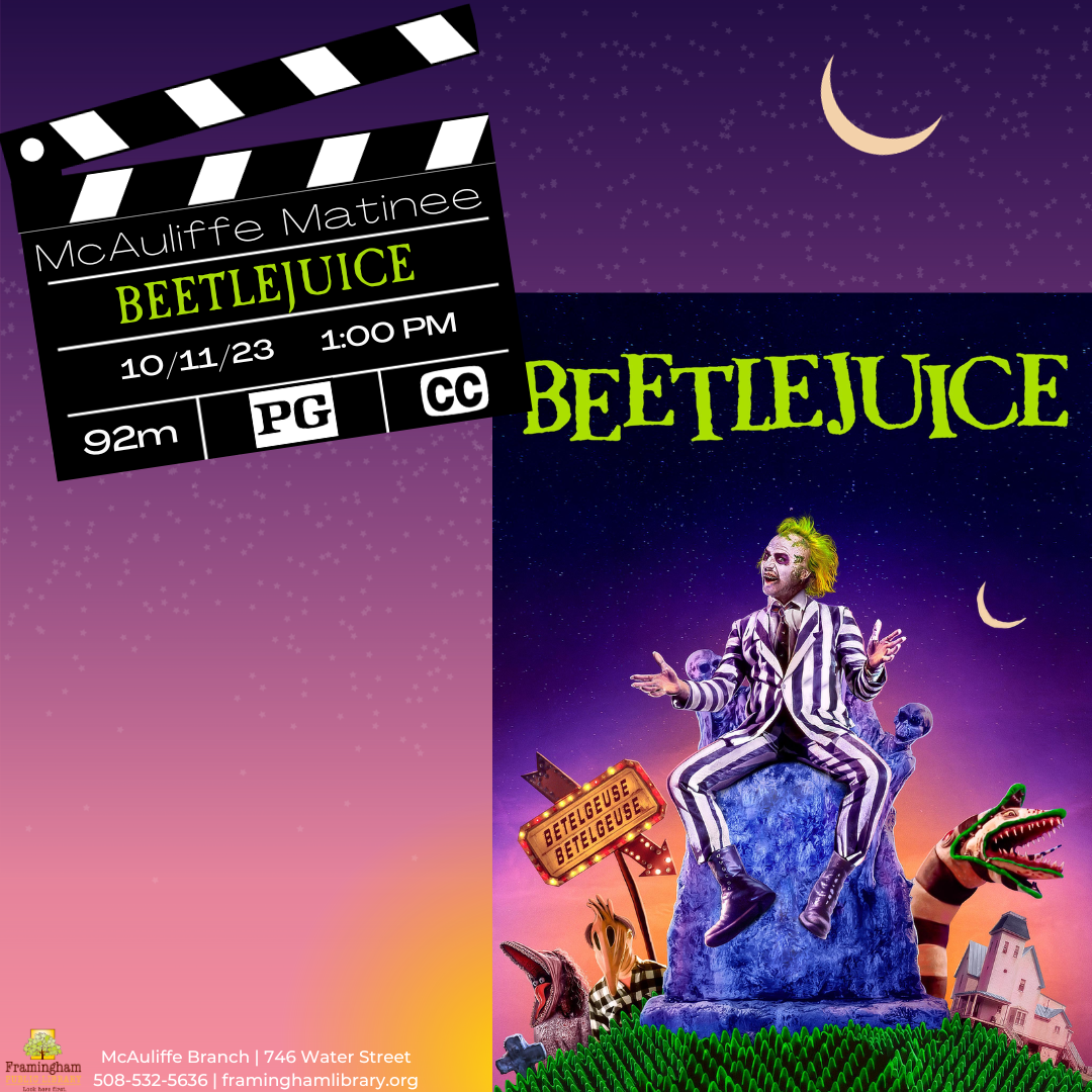 McAuliffe Matinee: Beetlejuice (PG, 1988, 1h 32m) thumbnail Photo