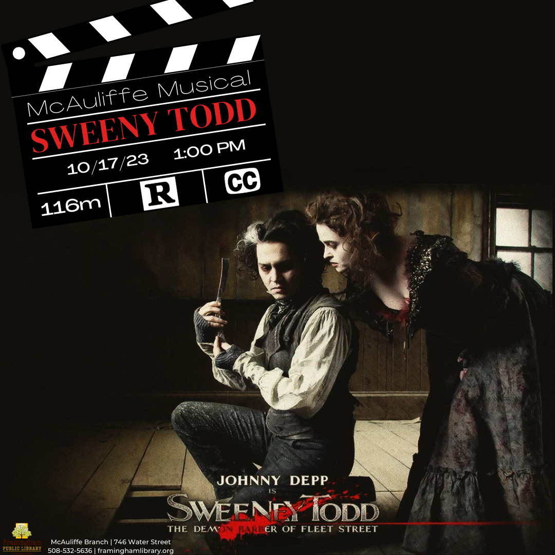Musicals at McAuliffe: Sweeney Todd: The Demon Barber of Fleet Street (R, 2007, 1h 56m) thumbnail Photo