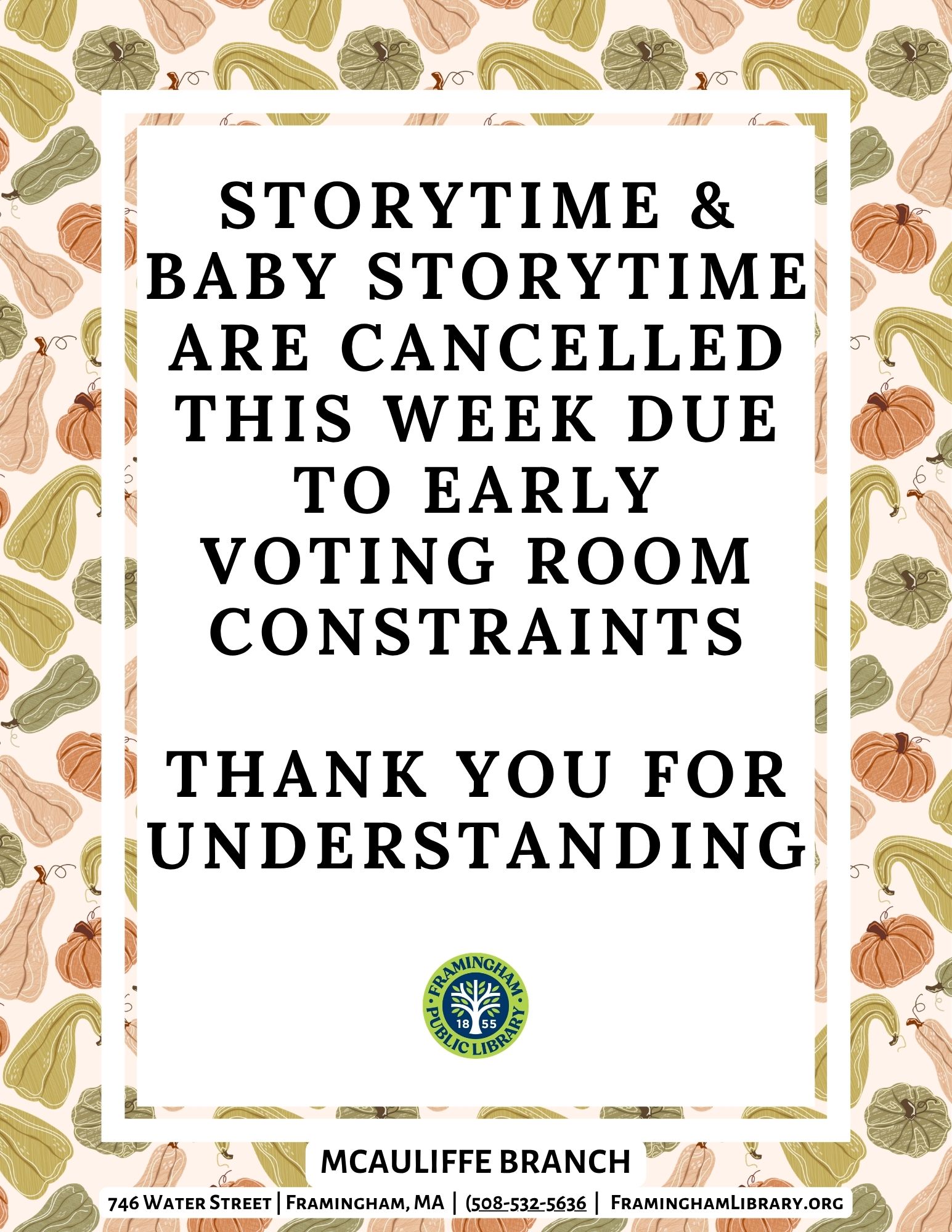 STORYTIME CANCELLED thumbnail Photo