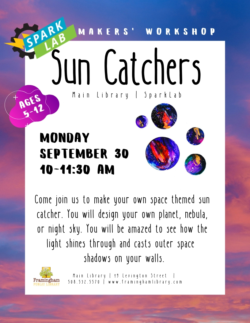 School’s Out Makers’ Workshop: Sun Catchers thumbnail Photo