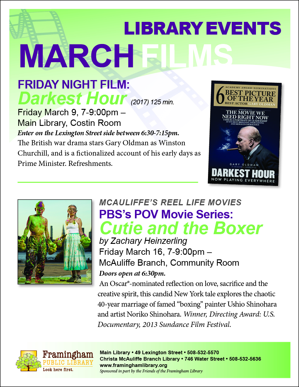McAuliffe’s Reel Life: PBS’s POV Movie Series: Cutie and the Boxer thumbnail Photo