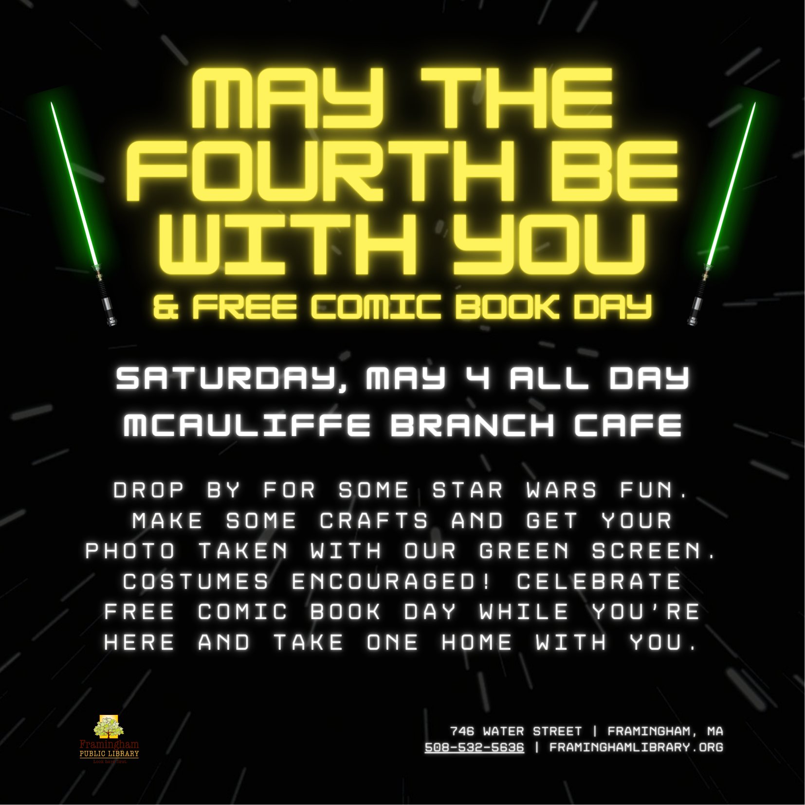 May the 4th Be With You & Free Comic Book Day thumbnail Photo