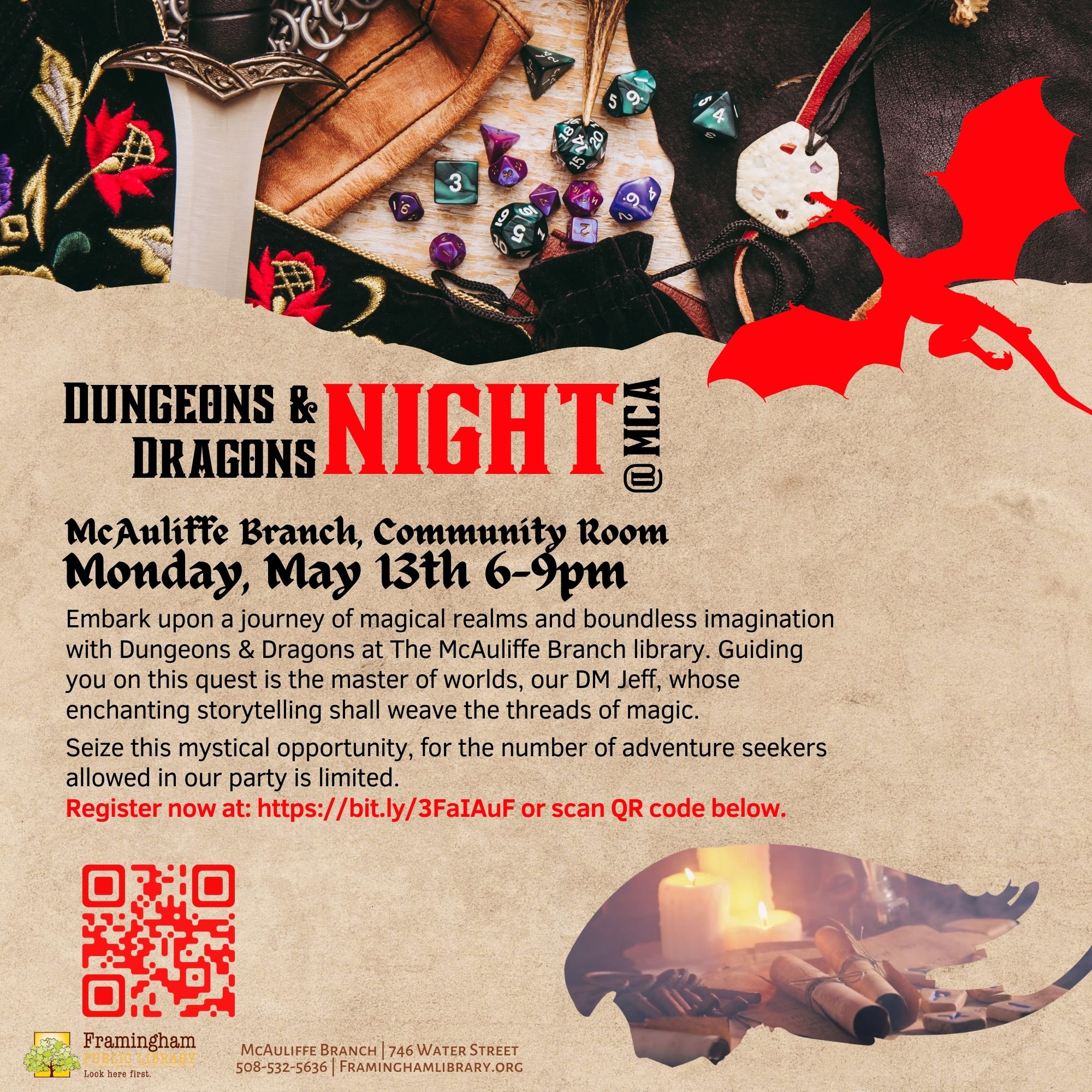 McAuliffe Dungeons & Dragons Night thumbnail Photo