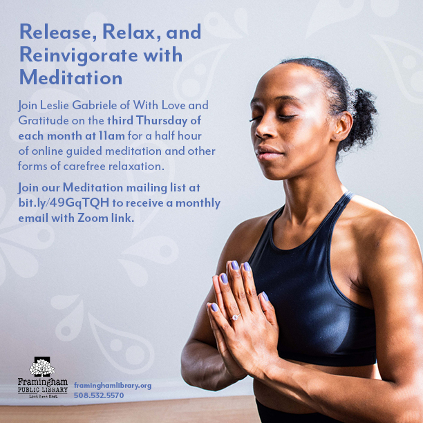 Release, Relax & Reinvigorate: Meditation with Leslie thumbnail Photo