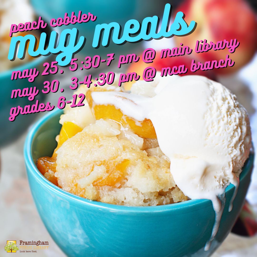 Mug Meals @ Main Library - Peach Cobbler! thumbnail Photo