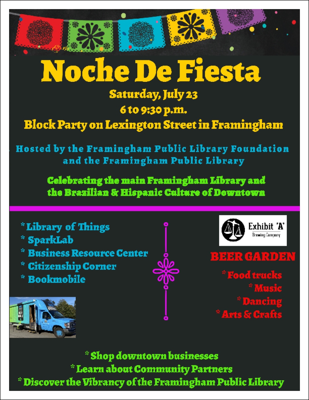 Framingham Public Library Foundation Presents: Noche de Fiesta! thumbnail Photo