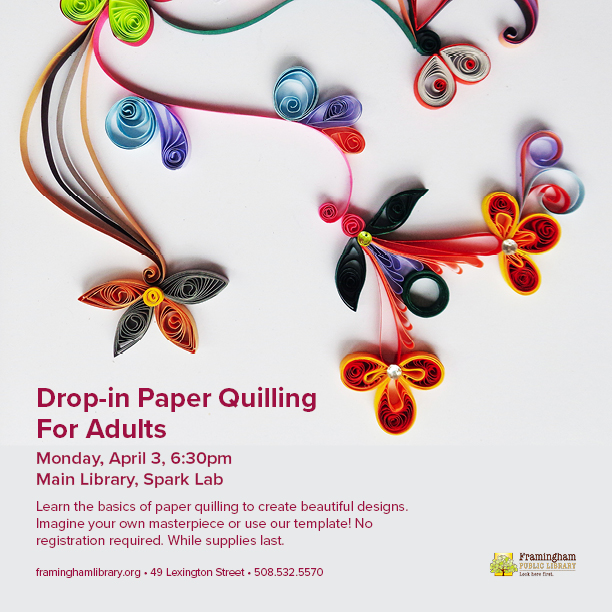 Drop-in Paper Quilling For Adults thumbnail Photo