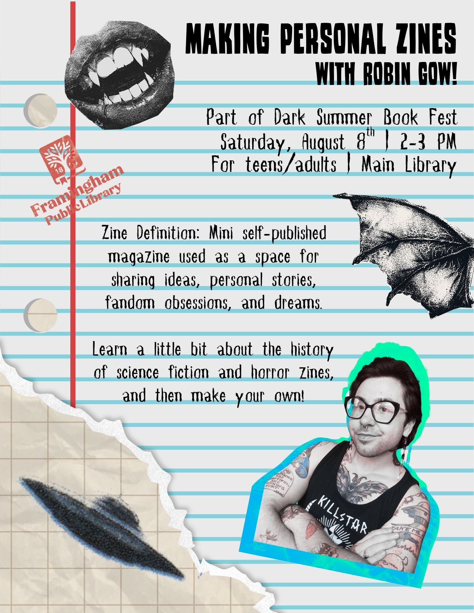 Making Personal Zines w/ Robin Gow (Dark Summer Workshop) thumbnail Photo