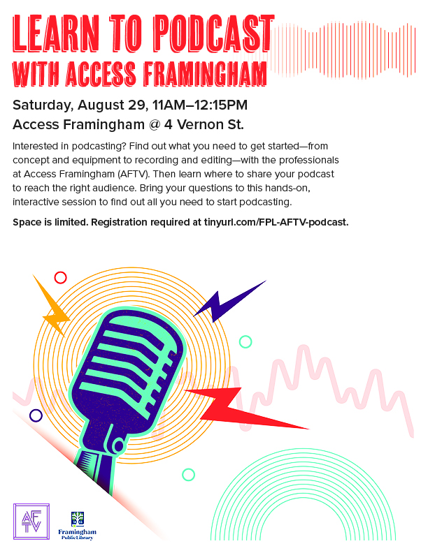 Learn to Podcast with Access Framingham thumbnail Photo