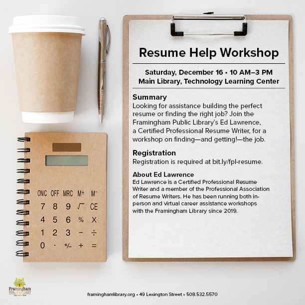 Resume Help Workshop thumbnail Photo