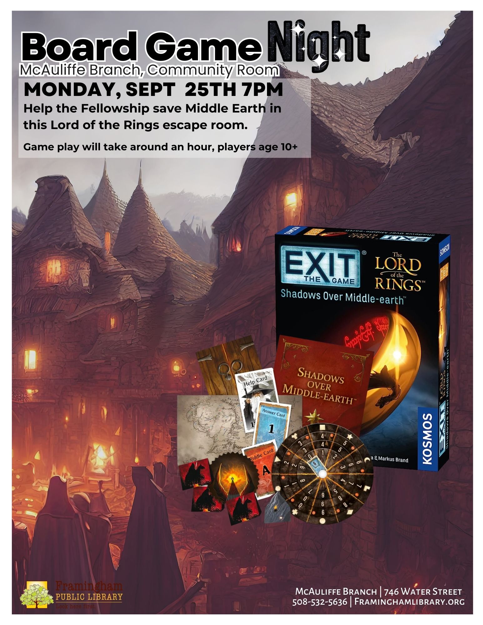 Board Game Night: Lord of the Rings escape room thumbnail Photo