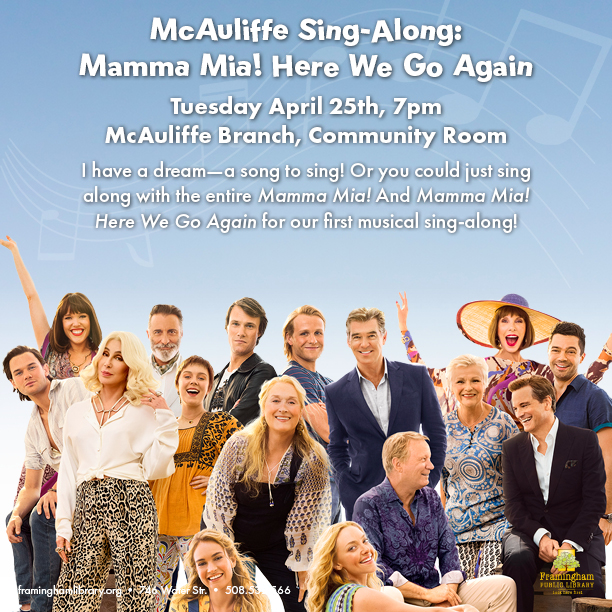 McAuliffe Sing-Along: Mamma Mia! Here we Go Again thumbnail Photo