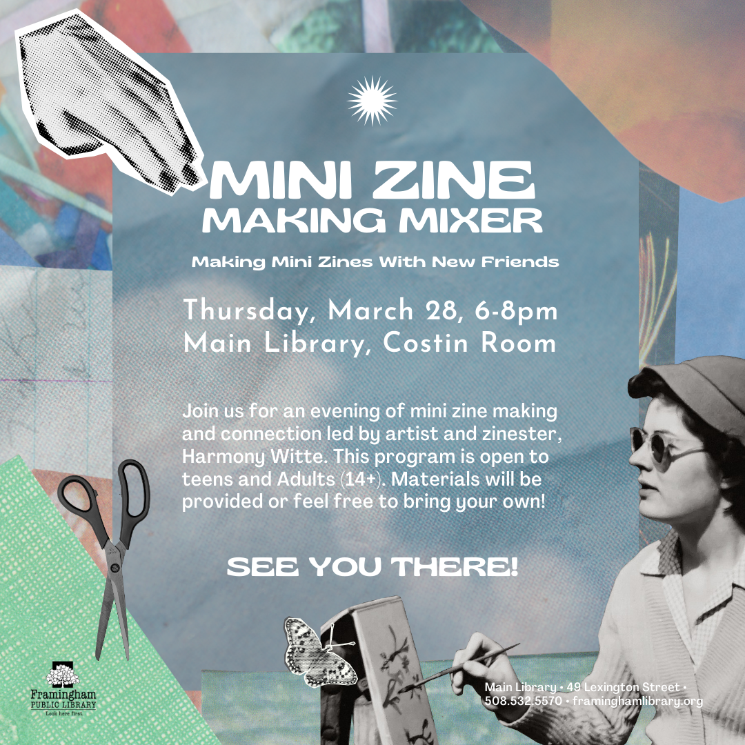 Mini Zine Making Mixer: Making Mini Zines With New Friends thumbnail Photo