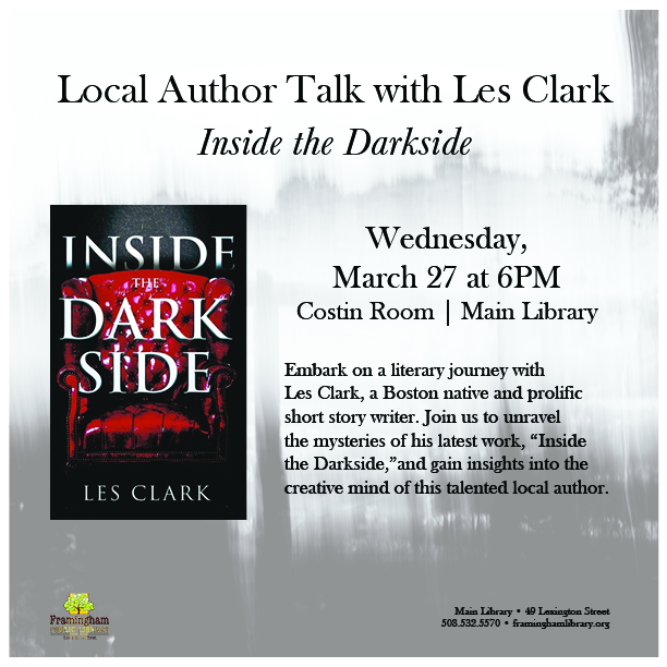 Local Author Talk with Les Clark: Inside the Darkside thumbnail Photo
