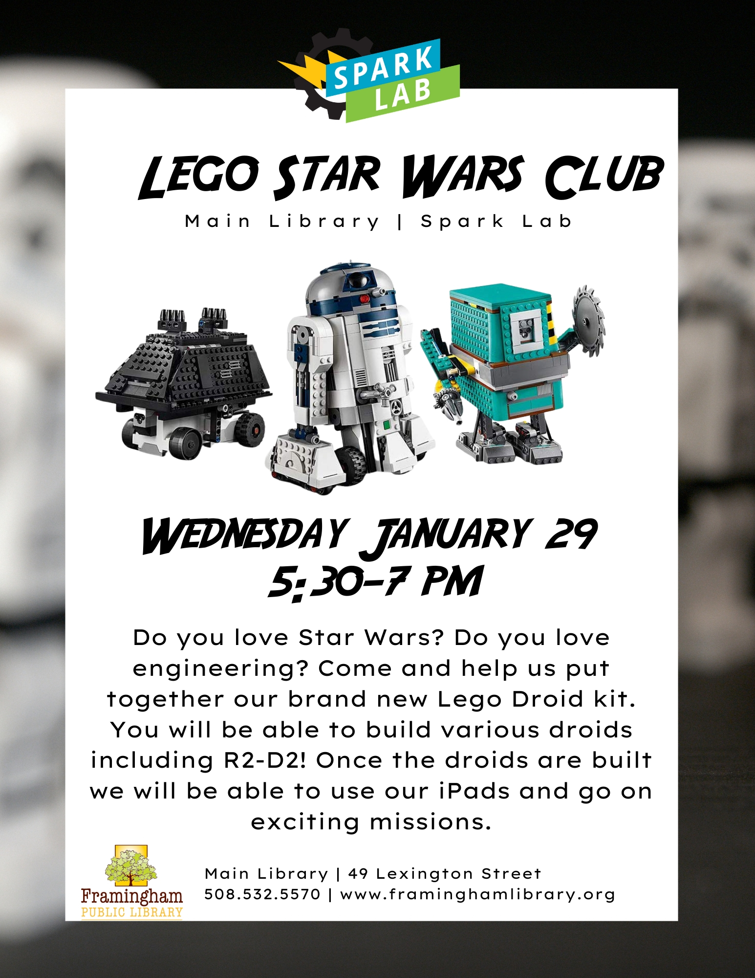 Spark Lab: Lego Star Wars Club thumbnail Photo