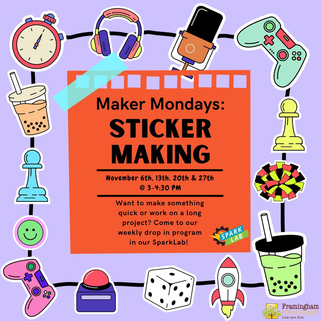 Maker Mondays: Sticker Making thumbnail Photo