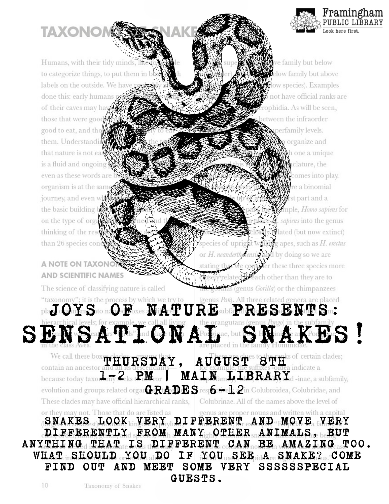 Joys of Nature: Sensational Snakes! thumbnail Photo