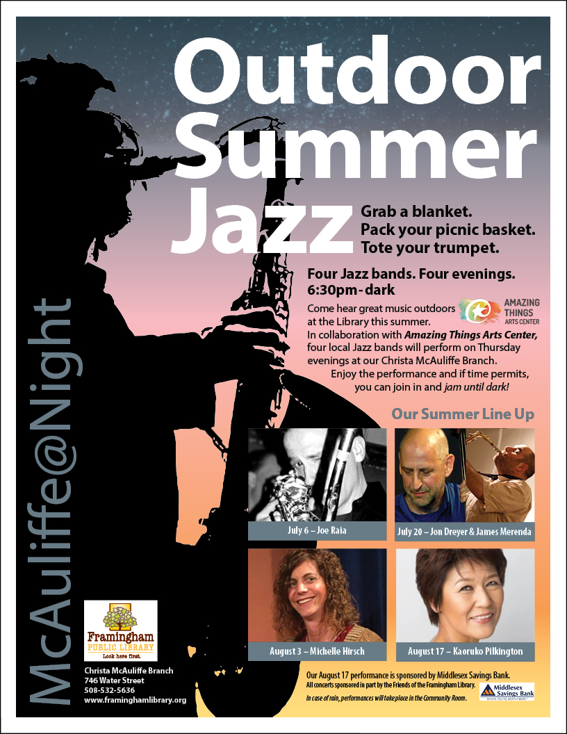 McAuliffe@Night: Outdoor Summer Jazz Performances and Jams thumbnail Photo