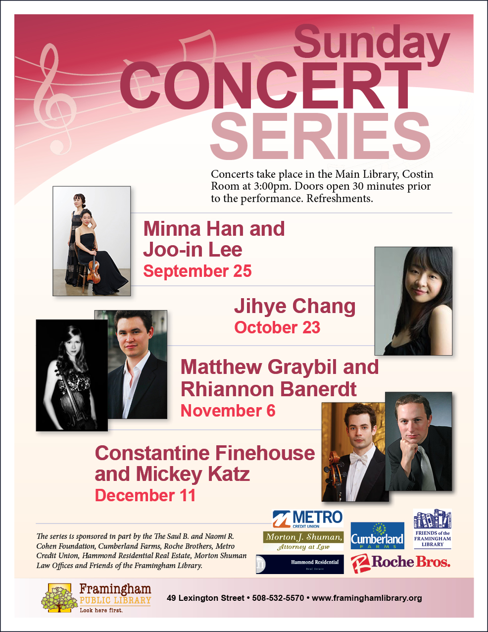 Sunday Concert Series: Matthew Graybil and Rhiannon Banerdt thumbnail Photo