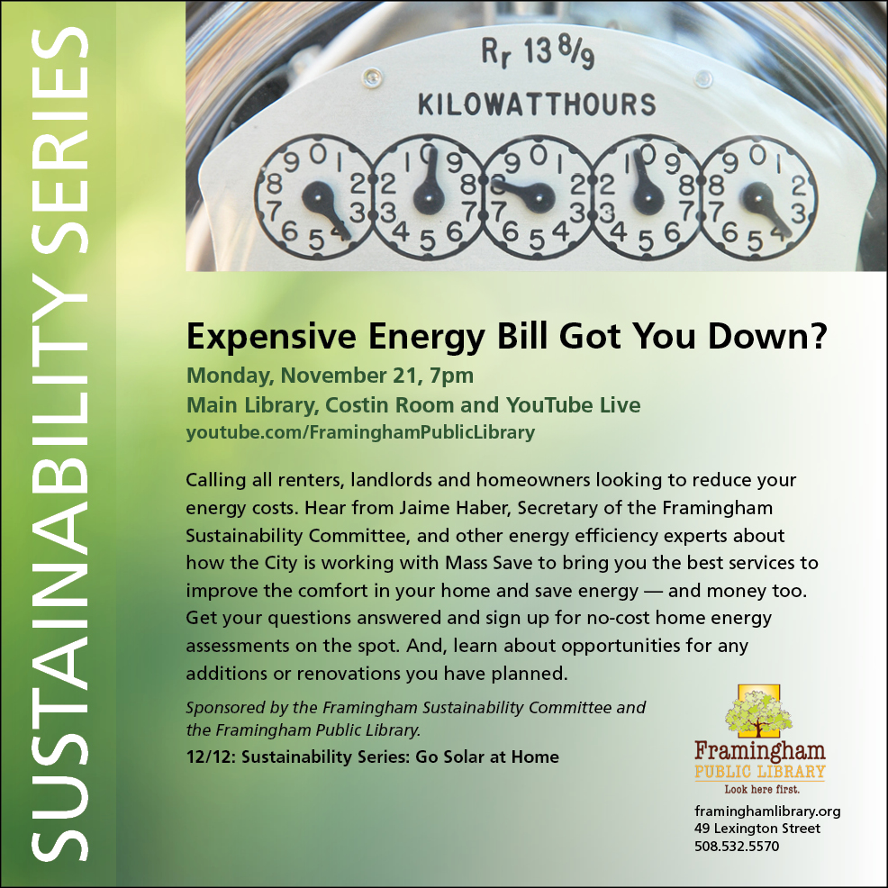 Sustainability Series: Expensive Energy Bill Got You Down? thumbnail Photo
