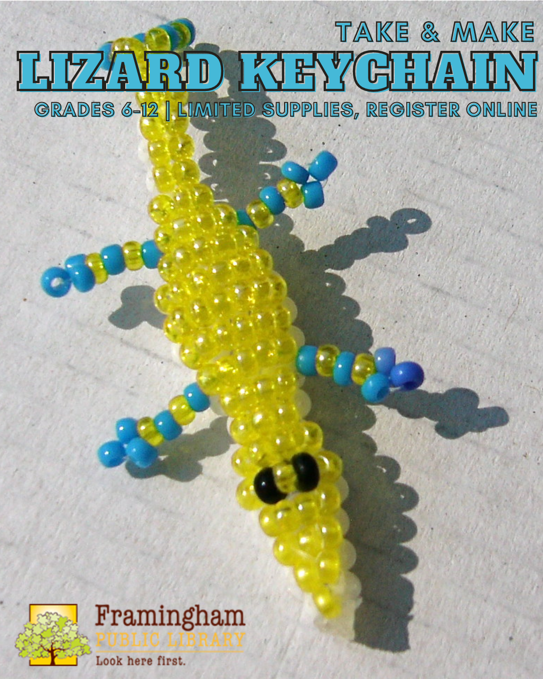 Lizard Keychain Take & Make Craft thumbnail Photo