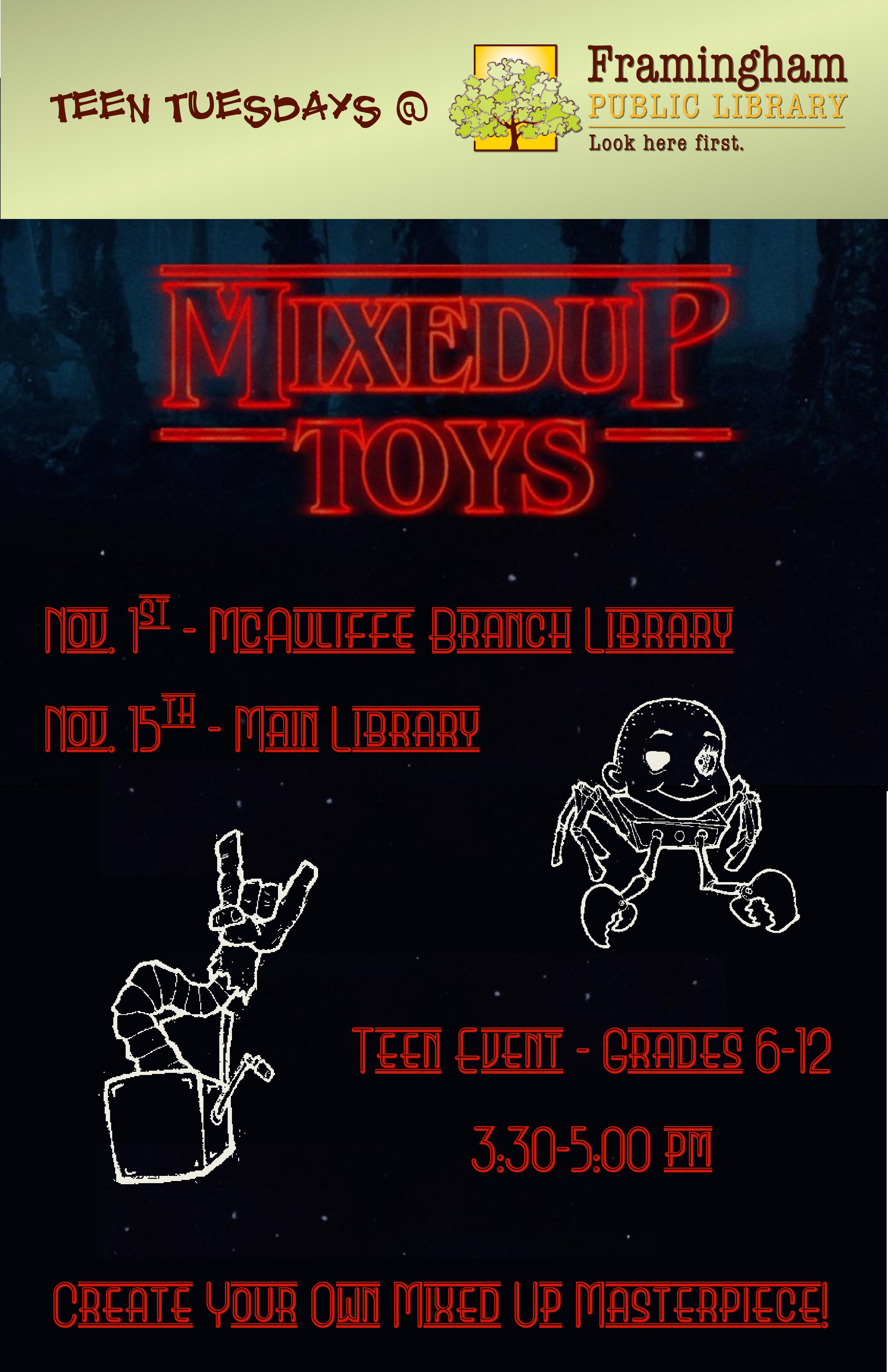 Teen Tuesdays: Mixed Up Toys thumbnail Photo