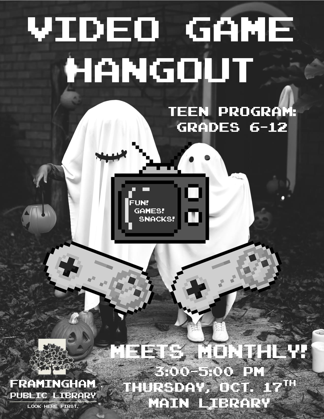 Video Game Hangout October thumbnail Photo