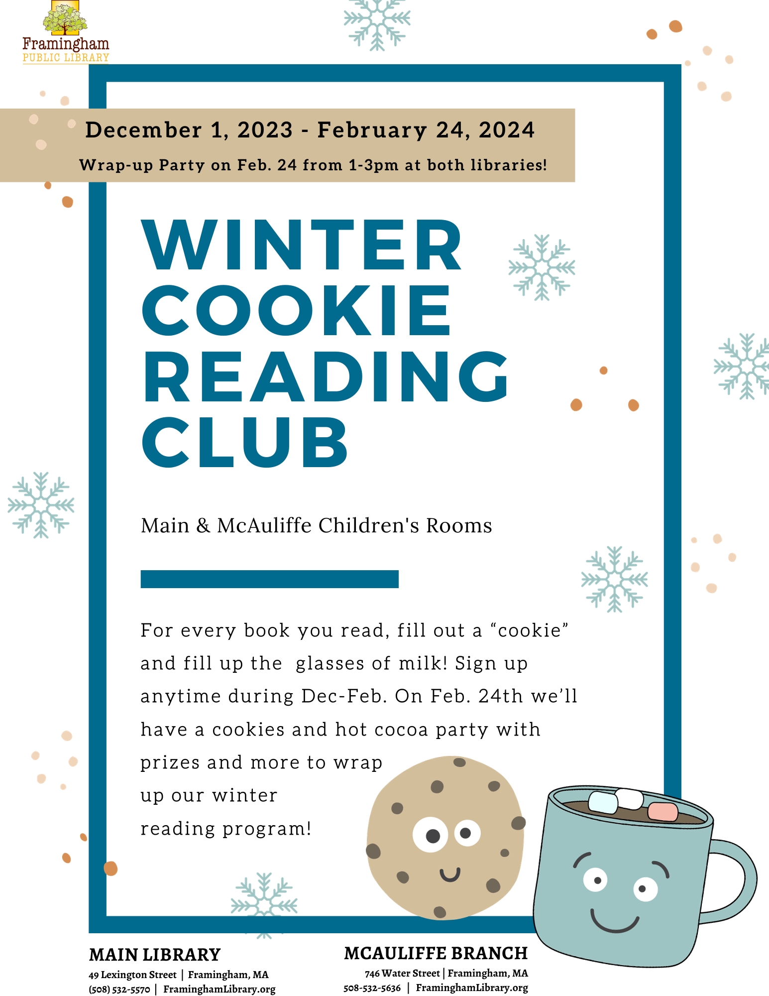 Winter Cookie Reading Club Wrap-Up Party thumbnail Photo
