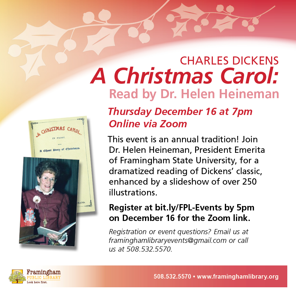 A Christmas Carol: Read by Dr. Helen Heineman thumbnail Photo