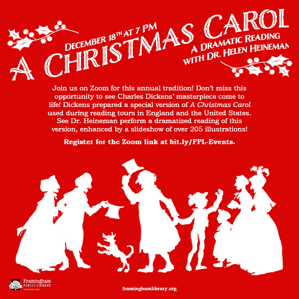 “A Christmas Carol”: A Dramatic Reading with Helen Heineman thumbnail Photo