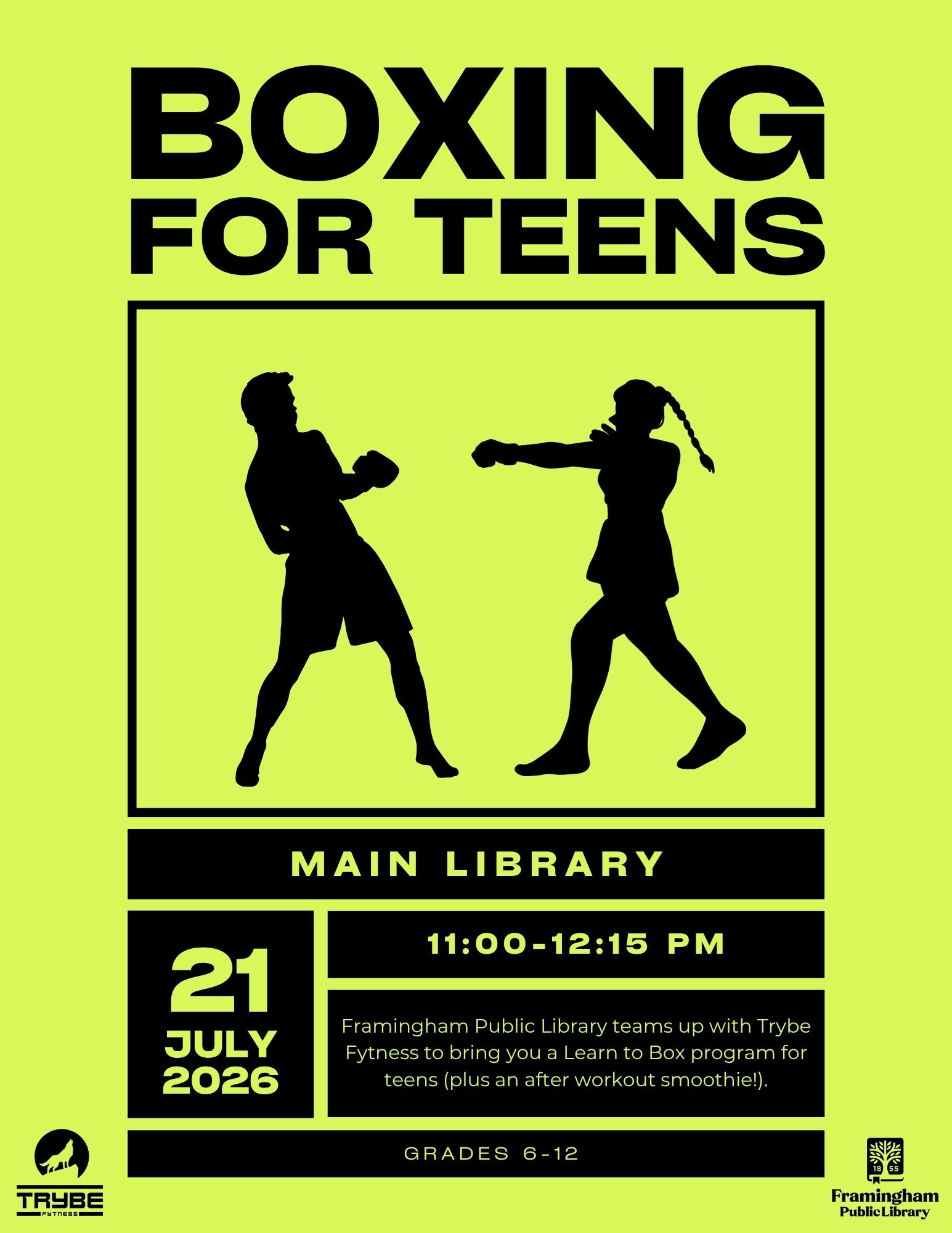 Teen Boxing Class (& Smoothies!) w/ Trybe Fytness thumbnail Photo