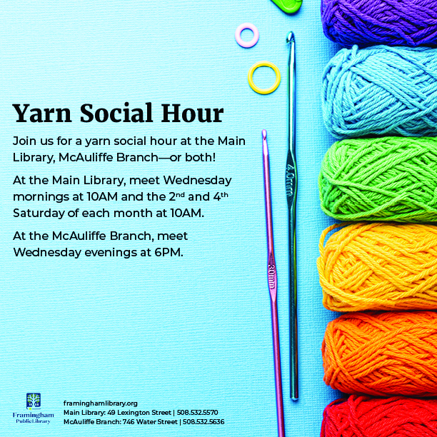 Main Library Yarn Social Hour thumbnail Photo