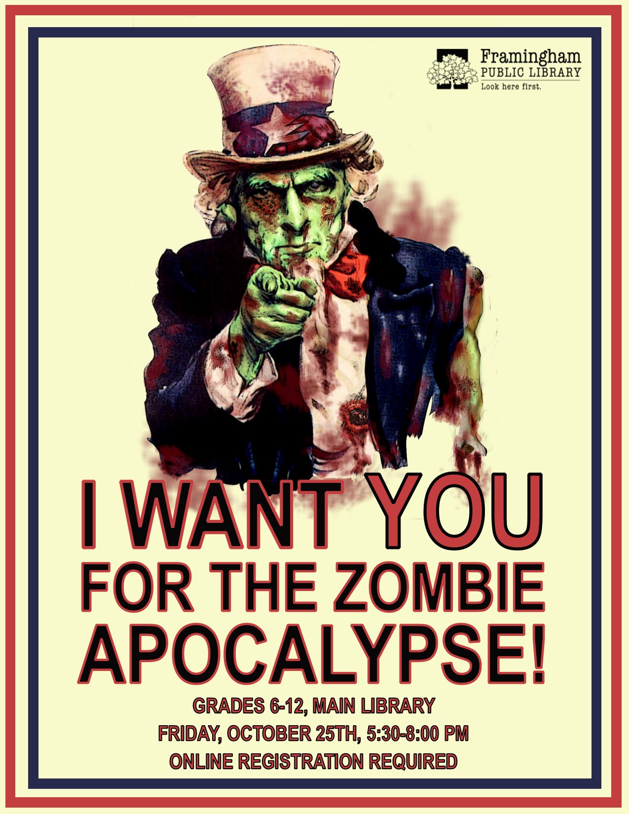 Survive the Zombie Apocalypse! - REGISTRATION REQUIRED thumbnail Photo