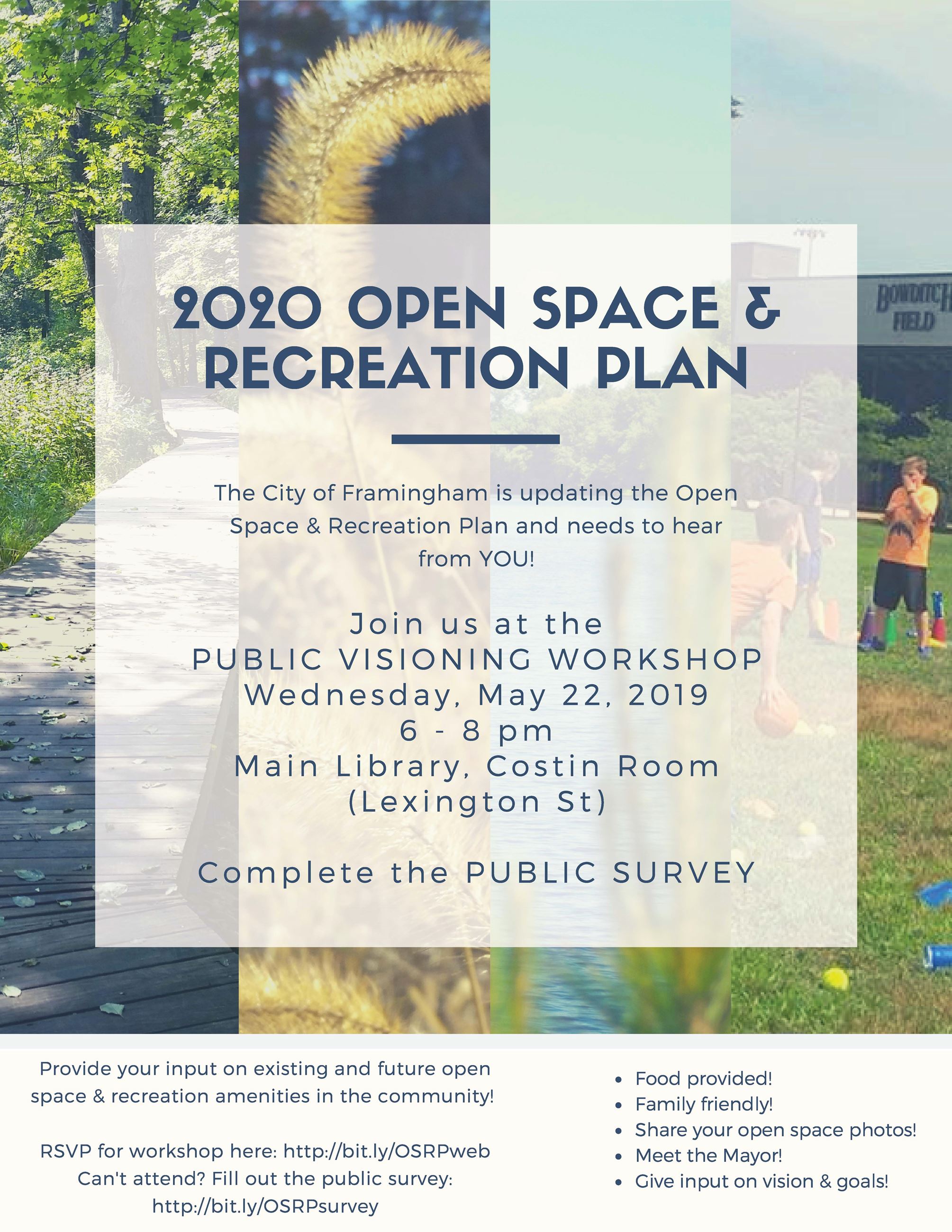 2020 Open Space and Recreation Plan Invitation