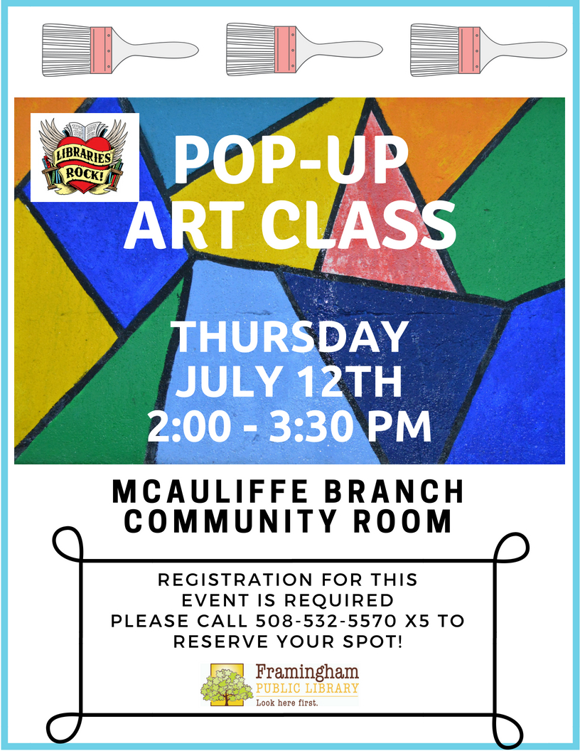 Pop-Up Art Class at McAuliffe thumbnail Photo