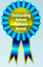 Outstanding School Partners Award ribbon