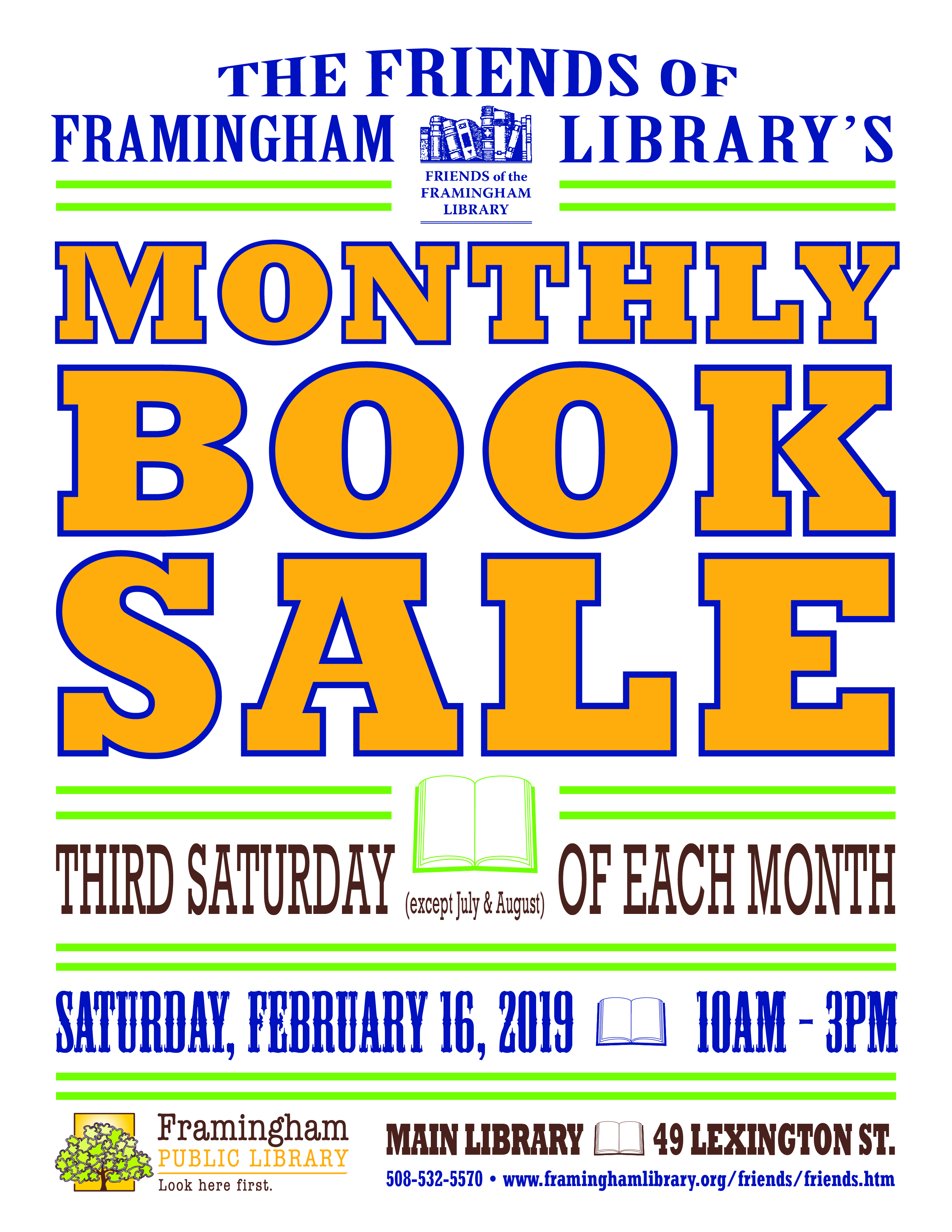 Friends Monthly Book Sale thumbnail Photo